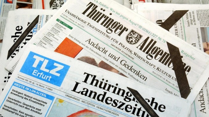 Thüringer Zeitung: Οι κάτοικοι της Θουριγγίας προτιμούν να πετάνε προς Ισπανία και Ελλάδα Thüringer Zeitung: Οι κάτοικοι της Θουριγγίας προτιμούν να πετάνε προς Ισπανία και Ελλάδα