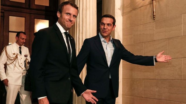 Handelsblatt: Μία νέα Ευρώπη ζητεί στην Αθήνα ο Εμανουέλ Μακρόν Handelsblatt: Μία νέα Ευρώπη ζητεί στην Αθήνα ο Εμανουέλ Μακρόν