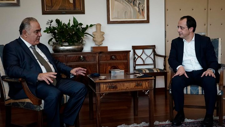 Χατζηθεοδοσίου: Η συνάντηση με τον υπουργό Εξωτερικών της Κύπρου